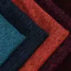 Tejido de poliéster y amoníaco de color rojo ionizado de 170 g, mezcla de seda negra, tejido de punto para camiseta, tejido de secado rápido para ropa deportiva