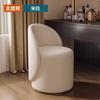 Silla de Maquillaje Nórdica de Lujo Ligero Dormitorio Tocador Taburete de Hada Respaldo Alto Celebridad de Internet Sencillo Hogar Manicura Taburete Redondo