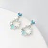 [Colección Estrella y Luna] Pendientes Diseño Único Joyería Estéreo para Mujer Pendientes Versátiles de Gama Alta