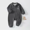 Body Cálido de Lana y Seda para Primavera y Otoño Ropa de Gateo para Exteriores de Clase A para Bebés y Niños Pequeños Mameluco con Cremallera para Niños y Niñas
