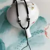 Cuerda para Collar Tejida a Mano Jade Jade con Hebilla de Seguridad Ambarina Colgante Cuerda para Colgante Retráctil 2m Hombres y Mujeres