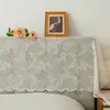 Capa de Poeira Renda Retrô Americana Capa de Cabeceira Francesa Cama de Madeira Mesa de Cabeceira Sofá Encosto Tecido Universal Decoração de Casa