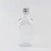 Frasco de tampa quadrada de alumínio 200ml frasco de loção frasco de água pura frasco de isca frasco de remédio líquido frasco de líquido de banho frasco de óleo essencial frasco de glicerina