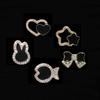 Acessórios DIY pingando óleo incrustado com diamantes Mickey amor arco vapor saída de ar telefone celular beleza liga acessórios