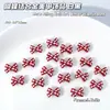 Accesorios de Arte para Uñas de Aleación Mariposa Alto Brillo Color Dopamina Macarrón Estilo Crema Corazón Pintura en Aerosol Corbata de Moño Accesorios