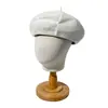 Boina de Lino Personalizada para Primavera y Verano, Circunferencia de Cabeza Grande, Sombrero de Sol para Mujer, Ligero Estilo Británico Boina de Pintor, Venta al por Mayor de Fábrica