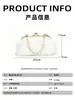 Nueva Bolsa de Felpa Retro Estilo Chino para Mujer Bolso con Borla Cadena de Perlas Bolsa de Felpa Estilo Hada Cruzada Color Sólido Bolso de Mano