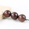 Cuentas Sueltas de Sándalo Dorado 20 mm Finamente Elaboradas Agujero Pequeño Nuevo Estilo Chino Joyería Cuentas de Hilo Hechas a Mano Cuentas de Madera DIY