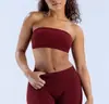 Conjunto de Yoga de Pantalones Largos sin Tirantes Más Vendido de Amazon, Ropa Deportiva Transpirable de Alta Elasticidad que Levanta Glúteos, Ropa para Correr y Fitness
