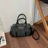 Bolsa de Mão Feminina Shuai Mi Jia Fashionável Retrô Bolsa Boston 2026 Nova Nicho Vintage Tendência Bolsa Transversal