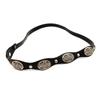 Sombrero de Paja Transfronterizo Sombrero de Vaquero Cinturón Especial Accesorios Estilo Artístico Retro Étnico Cinturón para Sombrero Cinturón Decorativo Retro para Sombrero