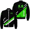Otoño e invierno transfronterizo comercio exterior nuevo para hombre logotipo 3D impresión digital chaqueta bomber para hombre traje deportivo de béisbol para hombre