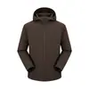Chaqueta softshell a prueba de viento, mismo estilo que la chaqueta a prueba de viento, nueva chaqueta deportiva casual corta con capucha a prueba de viento e impermeable Otoño/Invierno