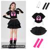 Ropa de Actuación de Jazz para Niños Ropa de Moda Jazz para Niña Traje Dulce y Cool Ropa para Niñas Ropa de Pasarela para Niños Ropa Moderna Verano