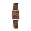 Relógio Feminino Goldie Simples Nicho High-End Versão Coreana Estudante Relógio Retangular Temperamento Retrô Relógio de Quartzo Feminino