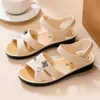 Sandalias de Mamá para Mujer, Sandalias de Cuña Cómodas Antideslizantes de Suela Suave para Verano para Mujeres de Mediana Edad y Mayores, Sandalias de Moda de Abuela Nuevo Modelo 2026