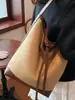 Elegante Xiaomi Casual Retro Bolsa de Gran Capacidad para Mujer 2026 Nuevo Bolso de Hombro Único para el Trabajo, Bolso de Mano Tote Tipo Cubo