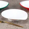 Pratos de Melamina Comerciais Imitação de Porcelana Formato Irregular Louças Criativas Pratos para Restaurante Privado Pratos Frios de Hotel Pratos para Saltear Pratos de Jantar de Hotel