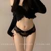 Francês renda oco respirável sexy cruz cintura baixa cueca feminina pura quente menina cueca feminina