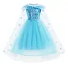 Falda de princesa Aisha de Frozen Vestido de niña Aisha Falda infantil Aisha una generación de pelo