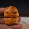 Talla de Madera de Tuya Mango de Angry Birds Divertido Regalo Infantil Dibujos Animados Juego Madera Maciza Oficina Coche Pequeños Adornos