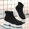 Zapatillas Deportivas Transpirables de Malla para Niños, Estilo Nuevo 2026, Unisex, Ligeras, Antideslizantes, Tipo Calceta, Tejido Flyknit, Cruce de Fronteras