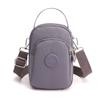 Bolsa Feminina de Nylon Vertical de Cor Sólida Bolsa Casual Feminina Bolsa Crossbody de Compras Bolsa de Pano Mudança de Moda Bolsa para Celular