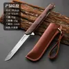 Oferta Especial Navaja Plegable para Fruta para Exteriores Navaja de Acero con Patrón Portátil Navaja Plegable para Exteriores Navaja con Patrón Damasco