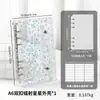 Almacenamiento de Uñas Fresco y Elegante con Doble Cremallera Seleccionado Cuidadosamente Libro Transparente de PVC para Colección de Uñas Álbum de Mini Almacenamiento Desmontable de Hojas Sueltas
