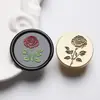 Sello de Cera de 2.2 cm Cabeza de Sello Floral Simple Serie Floral Tallado con Láser Planta Latón Cabeza de Sello Venta al por Mayor desde Fabricante