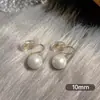Pendientes de Perla Rosa de Alta Calidad con un Diseño de Nicho de Alta Gama, Lujo Ligero, Estilo Versátil y Popular, Pendientes y Accesorios para Orejas al por Mayor