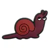 Amuletos para Zapatos de Caracol Animal Transfronterizos Goma Blanda de PVC Amuletos para Zapatos de Coche de Ingeniería Hebilla de Zapato Desmontable Decoración DIY