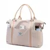 Bolsa de Viagem Portátil de Grande Capacidade, Mala para Viagem de Negócios de Curta Distância, Bolsa de Armazenamento para Fitness, Bolsa de Viagem Fresca e Fashion