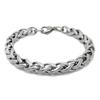 Pulsera IMI vintage de acero de titanio con quilla de hueso de serpiente para hombre y mujer, moda, personalidad, cadena sencilla, pulsera de hombre moderna con pulsera de cadena YL075