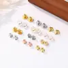 Tapones para los oídos de alta calidad al por mayor, no retornables ni intercambiables, Accesorios de joyería de alta gama, Tapas para los oídos, Tapones de fijación de alta calidad para pendientes de botón