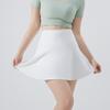 Garota cheinha custom plus size 200kg pele de gelo respirável saia calça base feminina cintura alta esportiva yoga calça saia curta falso dois