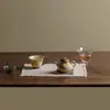 Taza de Té Pintada a Mano Rinyu Gui Song Jardín de Peras Ganso Blanco Pequeñas Notas Asa Taza del Propietario Lujo Ligero Taza de Cata de Té de Gama Alta Beber Té Taza Individual