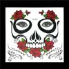 Comércio Exterior Nova decoração de rosto de Halloween adesivo de tatuagem adesivo de tatuagem cosplay de Halloween