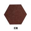 Venta al por mayor del fabricante Pegatinas de pared de fieltro hexagonal de fondo Autoadhesivas Decorativas de fieltro para pared Coloridas A prueba de sonido Tablero hexagonal de fieltro