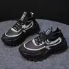 Zapatos de Padre de Suela Gruesa Nuevos con Forro de Algodón Opcional, Zapatos de Madre a la Moda, Tenis de Moda para Primavera y Verano, Zapatos Yeezy de Comercio Exterior