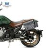Muscle car Wolf adequado para Kaiyue 400F bolsa lateral bolsa lateral retro caixa lateral modificação capacete bolsa à prova d'água liberação rápida especial