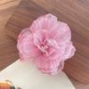Nuevo Estilo de Primavera Flor de Organza Pasador de Pelo Niña Princesa Lateral Todo-partido Pin de Pato Elegante Dulce Niña Accesorios para el Cabello