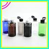 Botella Flip-top de 180 ml, Botella PET corta, Botella con tapa de mariposa, Botella de plástico con tapa de 180 ml, Botella de recarga para champú