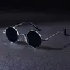 Gafas de sol redondas hip-hop retro estilo francés de montura pequeña, sencillas y de alta gama, protección UV, gafas de sol unisex de moda