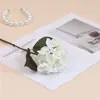 Flor Artificial Única Hortênsia Brasileira Nórdica Luxo Leve Flor de Seda Decoração de Mesa para Casa Floricultura Salão de Casamento Flor Macia
