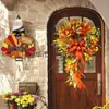 Cartel de Madera Creativo de Pavo y Calabaza de Acción de Gracias, Cartel Decorativo Colgante Creativo, Decoración para Puerta Principal de Casa Nueva
