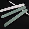 Tira pulidora para manicura en blanco 18*2 cm arena fina dos lados cuidado pulido ultrafino pulido brillante varilla plateada se puede imprimir logo