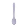 Colher Integrada de Silicone Cuidadosamente Selecionada, Escumadeira de Silicone de Grau Alimentício para Cozinhar, Colher de Malha Fina para Cozinha, Colher para Misturar Salada