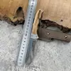 Cuchillo de Camping de Comercio Exterior Transfronterizo, Cuchillo para Carne, Cuchillo de Supervivencia, Cuchillo Portátil para Fruta de Camping y Barbacoa, Cuchillo Recto Multifuncional para Exteriores