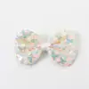 Accesorios para Pasador de Pelo con Lazo Grande de Tela DIY Lentejuelas Perla Mariposa Accesorios para el Cabello Decoraciones para Ropa Accesorios